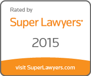rated by Super Lawyers 2015 graphic